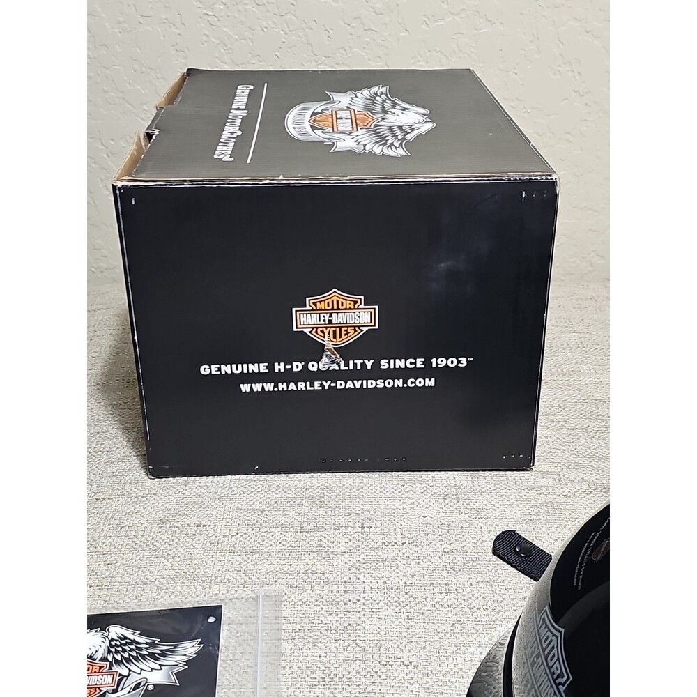 Harley-Davidson Midnight Half Helmet Size XS 2011 - 98214-12VM/002S NEW - Picture 13 of 16